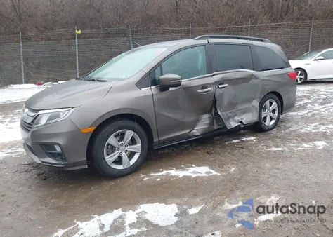 2018 Honda Odyssey Ex-L из США, поврежденный, VIN 5FNRL6H76JB054120